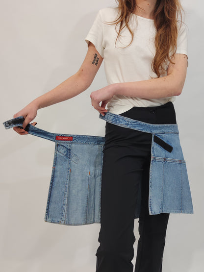 Miss Sixty Denim Apron Skirt - Deadstock