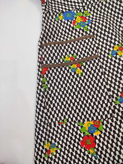 '70s Vintage Apron Dress
