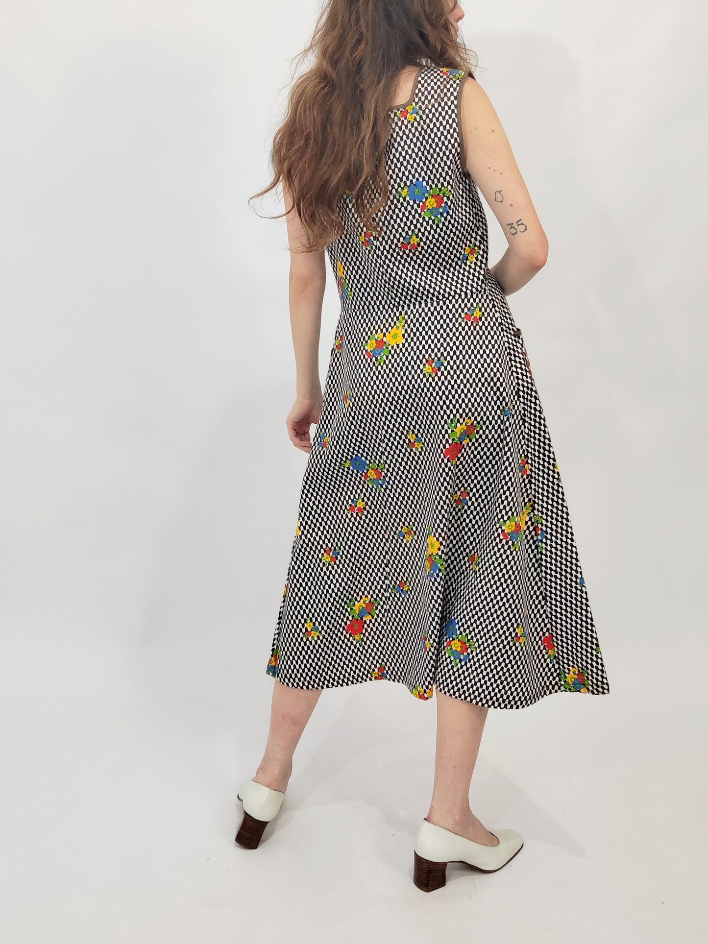 '70s Vintage Apron Dress