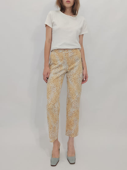 Marella Leopard Print Trousers