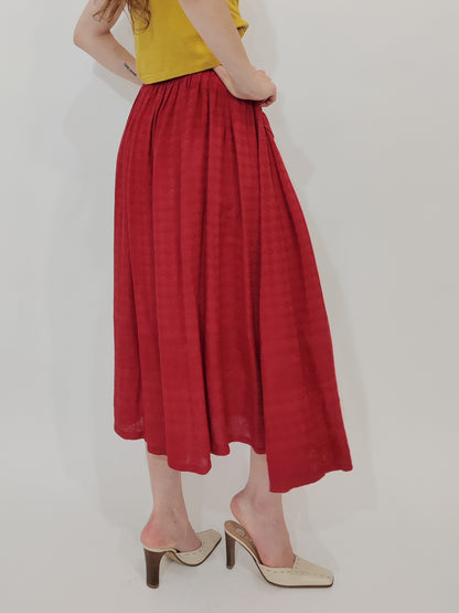 ‘80s Vintage Made in Italy Cotton Skirt