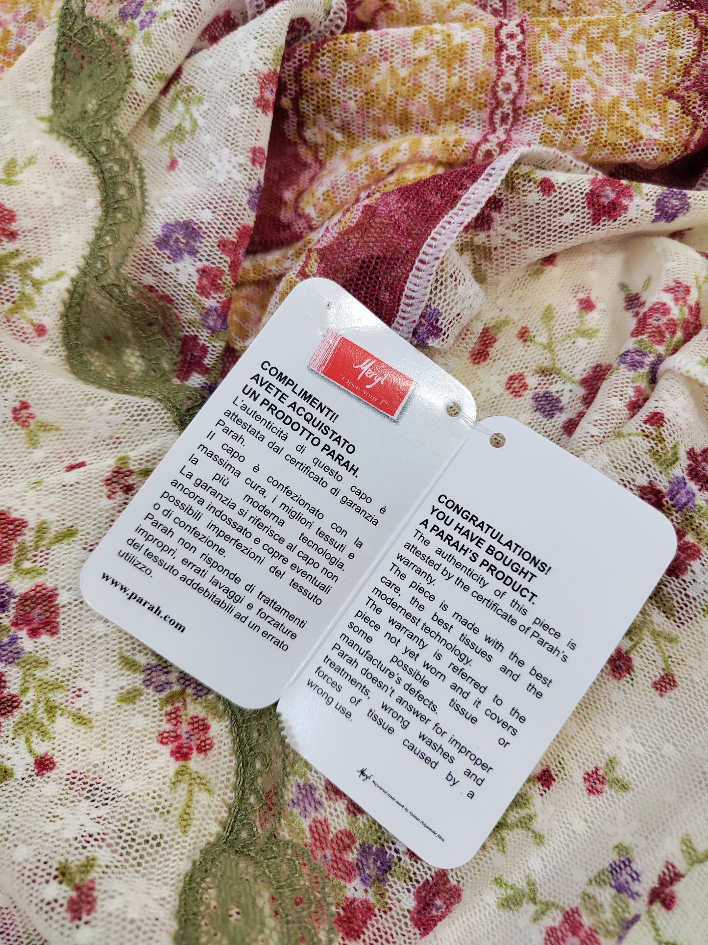 Deadstock Floral Mini Nuisette