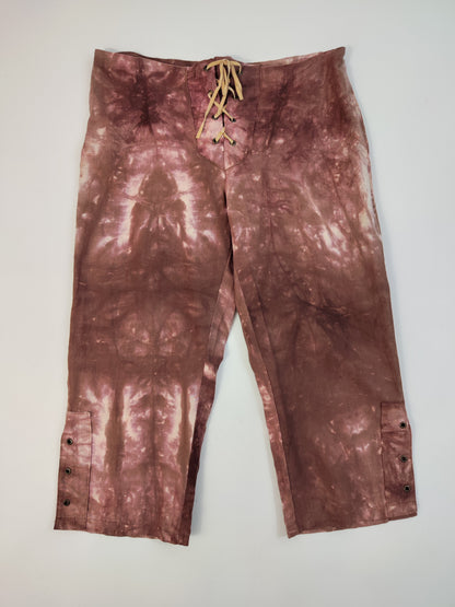 Y2K Tie-Dye Cropped Pants