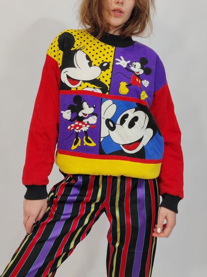 1991 Disney - Mickey Mouse Reversible Sweatshirt