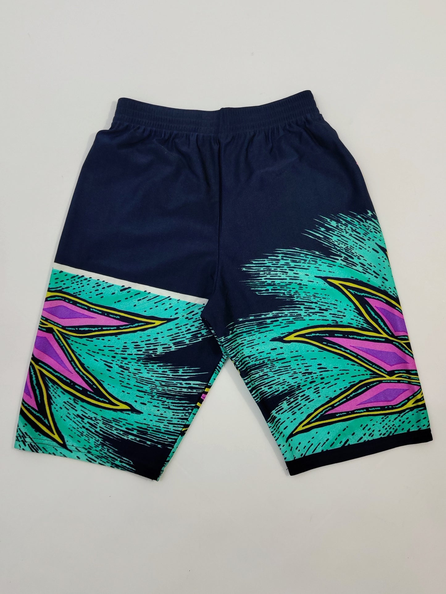 Vintage Biker Shorts - Pop Navy 2