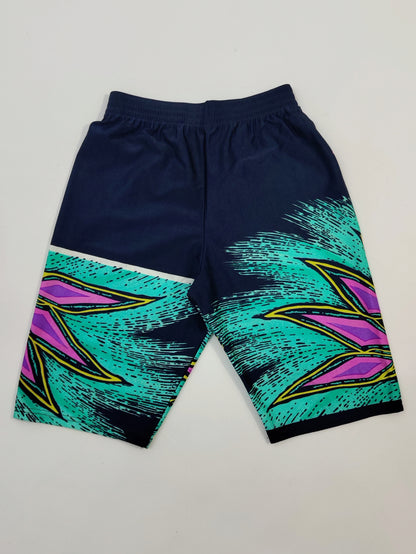 Vintage Biker Shorts - Pop Navy 2