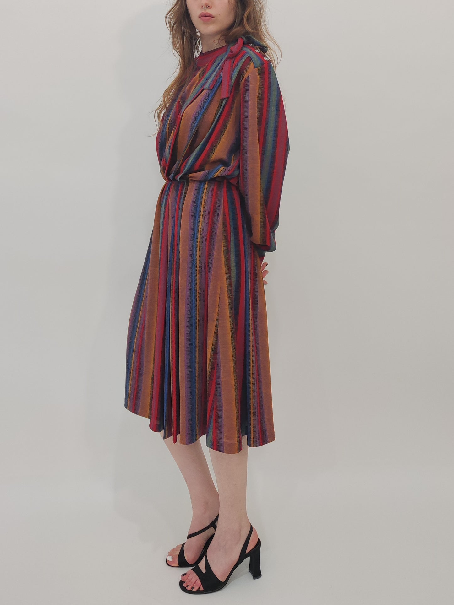 Early '80s Multicolor Dress - L