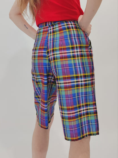 La Perla Mare Vintage Tartan Shorts