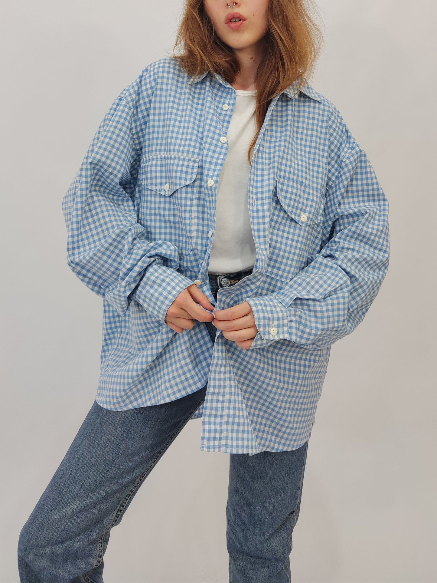 Vintage Gingham Shirt - Men's