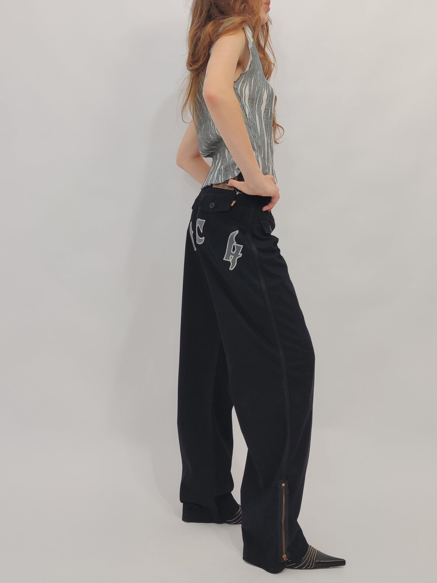 Archive - Richmond Y2K Wide-Leg Trousers