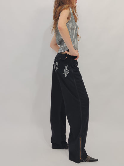 Archive - Richmond Y2K Wide-Leg Trousers