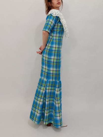 Mommy & Me - Dody Checkered Vintage Dresses