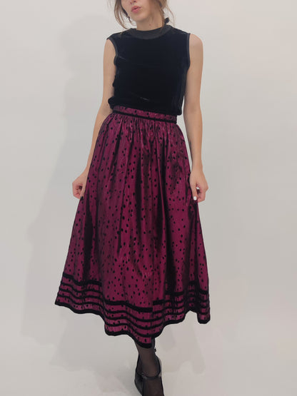 ‘80s Trachten Skirt