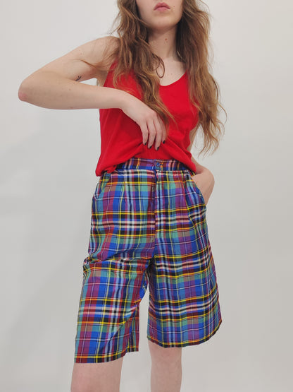 La Perla Mare Vintage Tartan Shorts