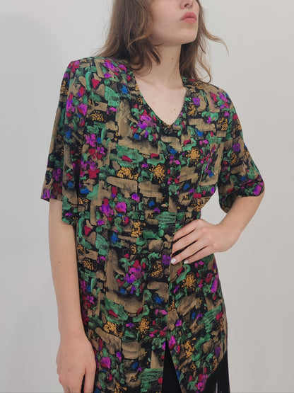 '80s Fringed Blouse