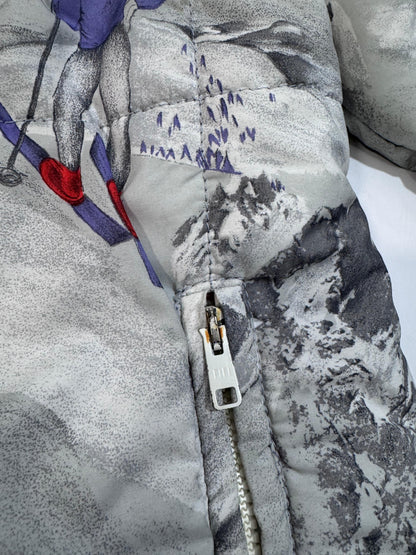 Vintage All-over Print Ski Jacket