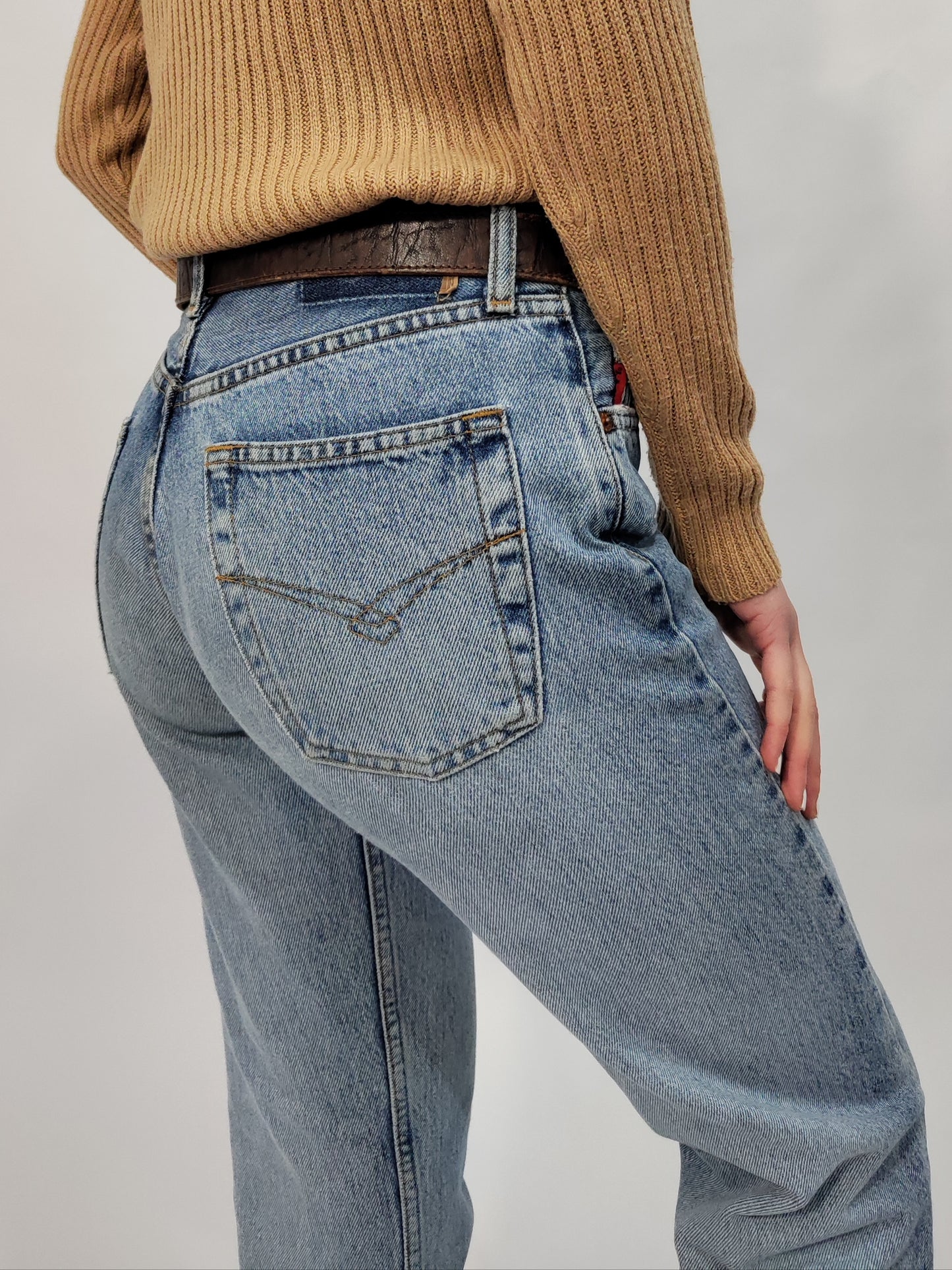 Top Grain Leather Vintage Belt