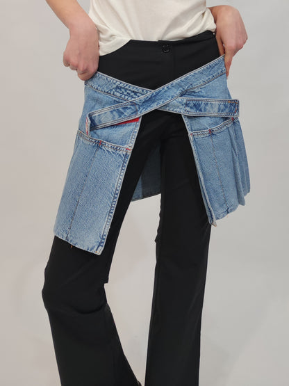 Energie Denim Apron Skirt - Deadstock