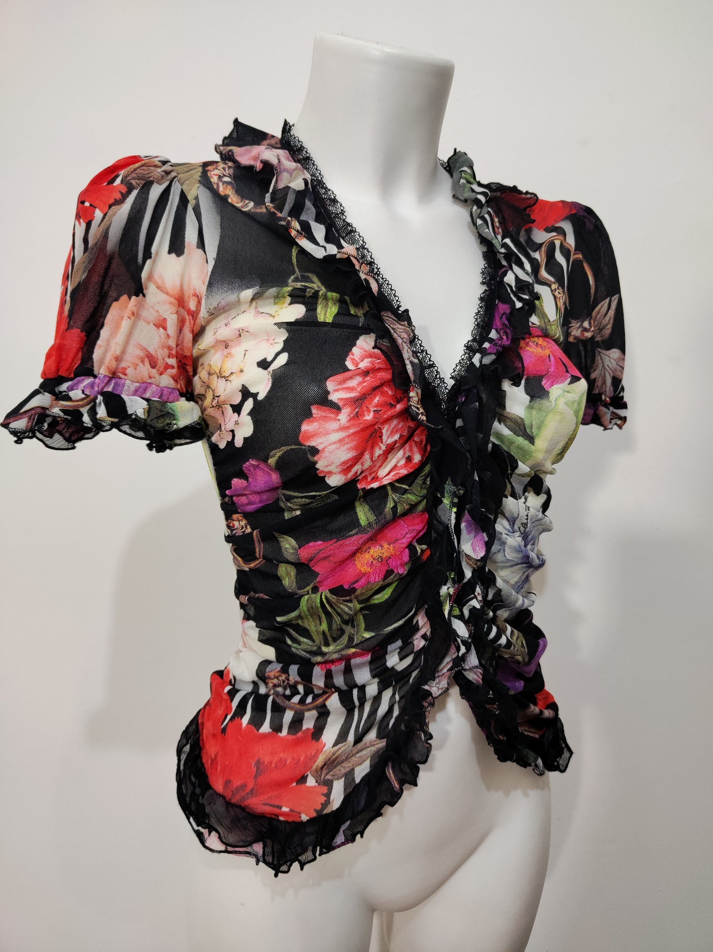 Roberto Cavalli Vintage Mesh Top
