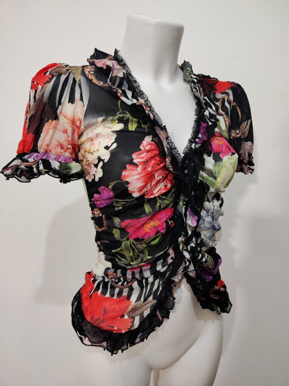 Roberto Cavalli Vintage Mesh Top