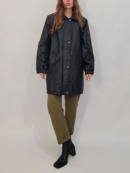 Vintage Leather Coat