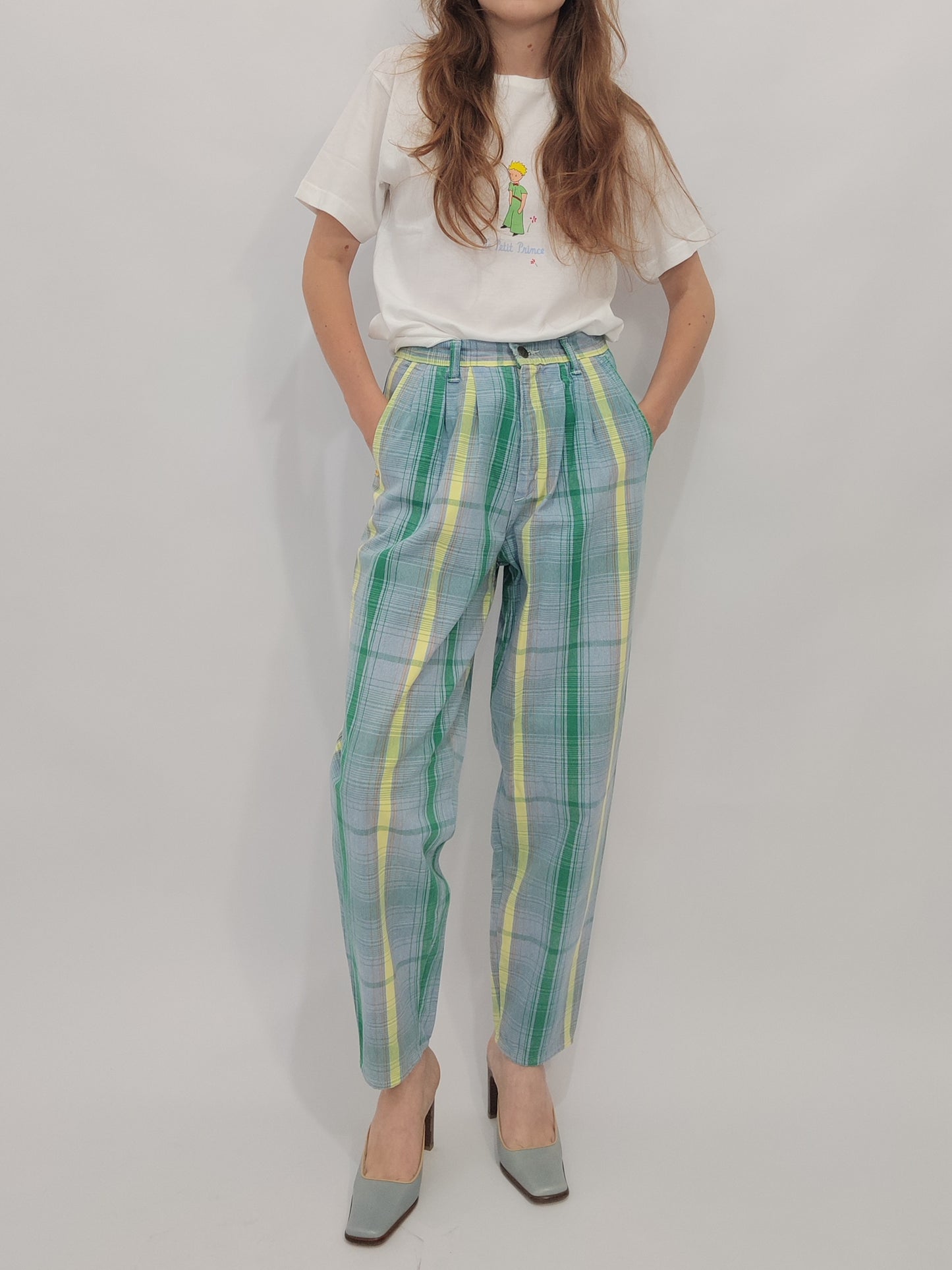 Vintage Checkered Trousers