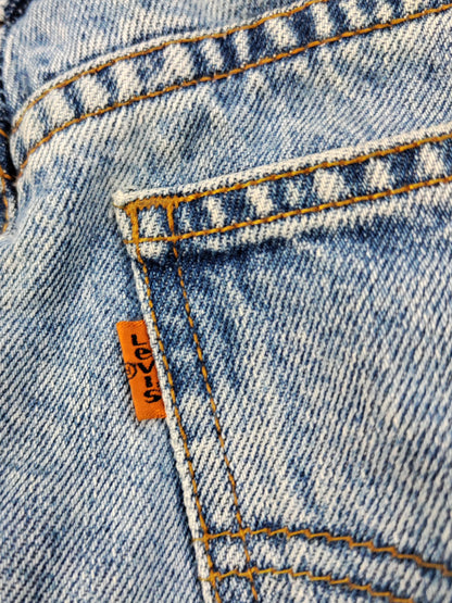 Levi's Orange Tab Denim Skirt