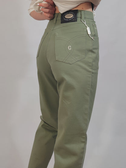 Sage Green Made in Italy Deadstock Jeans