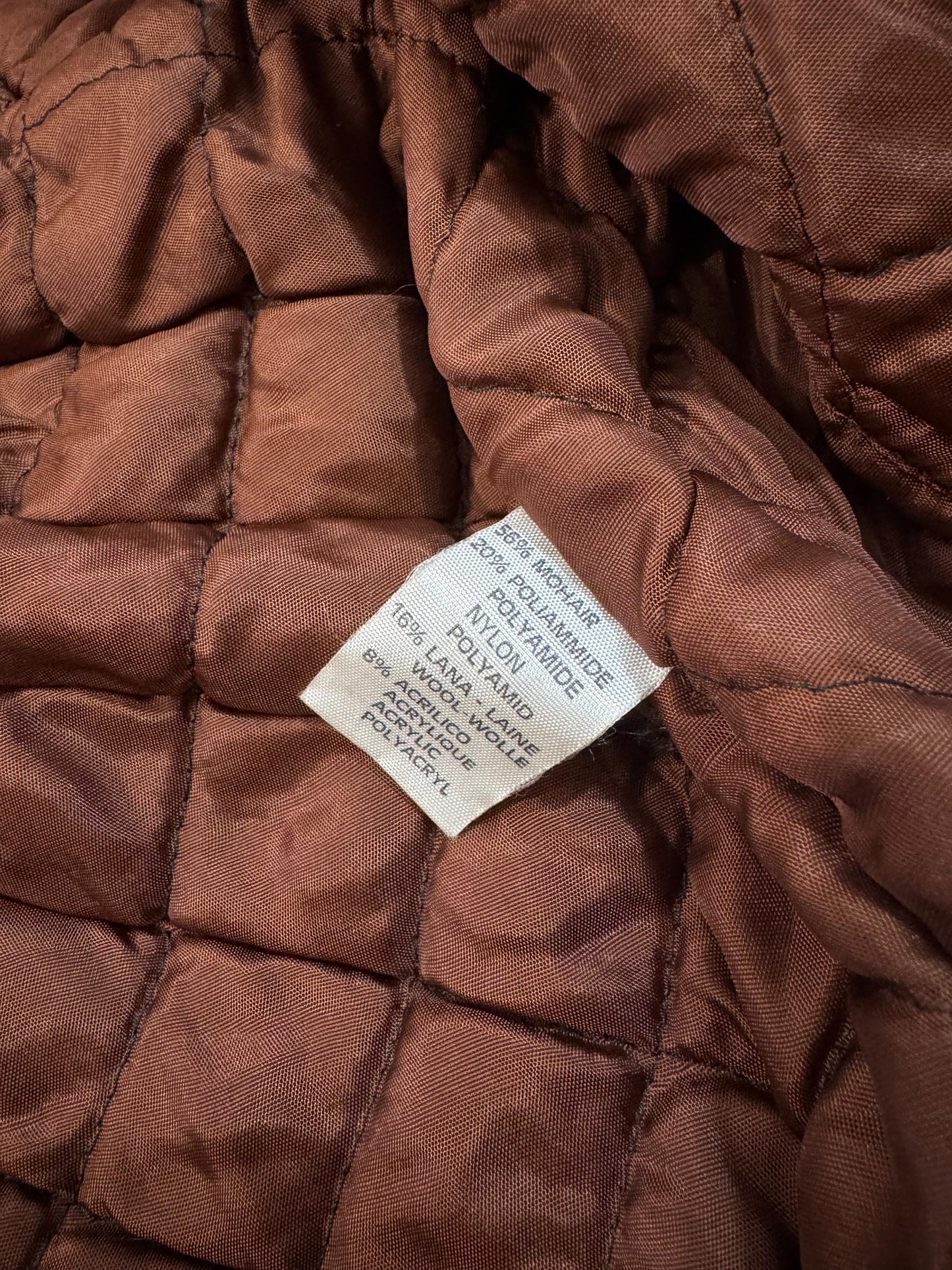 Early '80s Mohair Quilted Cardigan