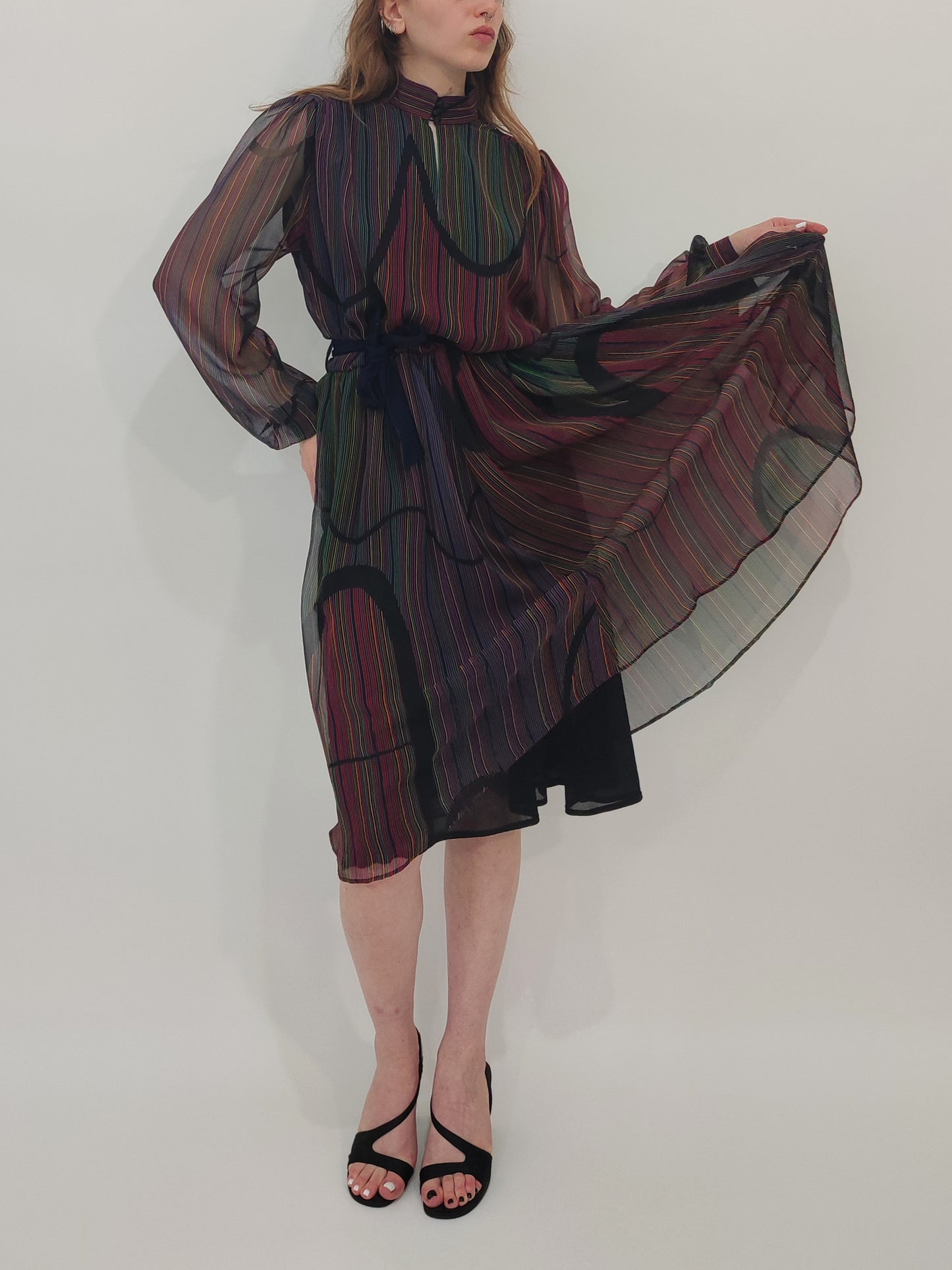 Sora Late '70s Vintage Dress - M/L