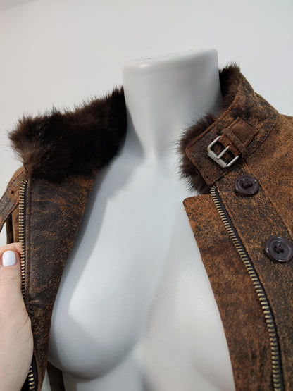 ‘90s Vintage Leather Jacket