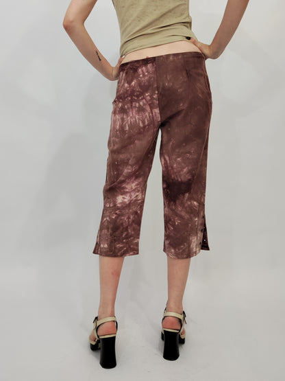 Y2K Tie-Dye Cropped Pants