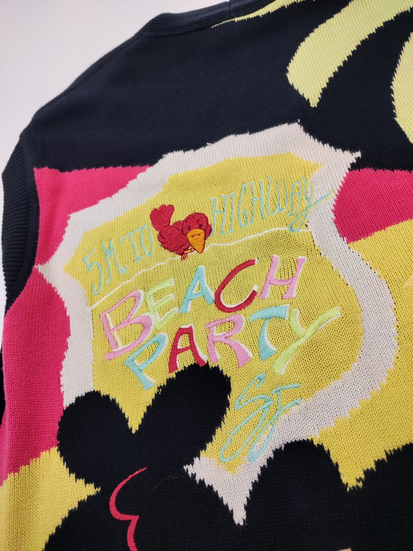 '80s Space Jeans Embroidered Vest