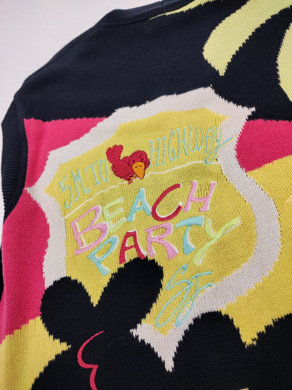 '80s Space Jeans Embroidered Vest
