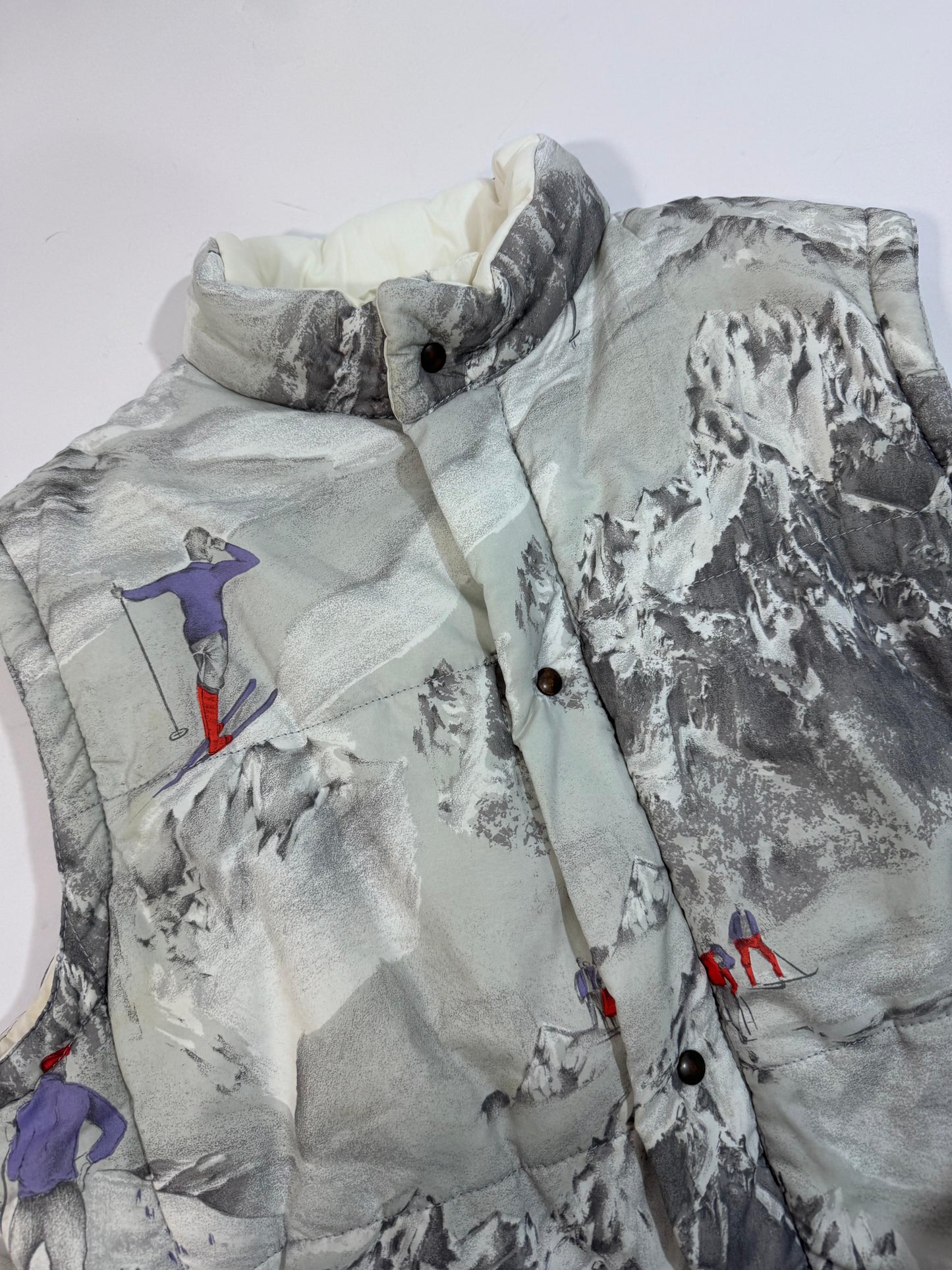 Vintage All-over Print Ski Jacket