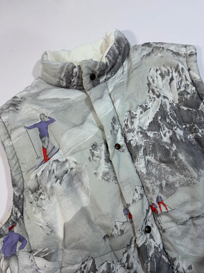 Vintage All-over Print Ski Jacket