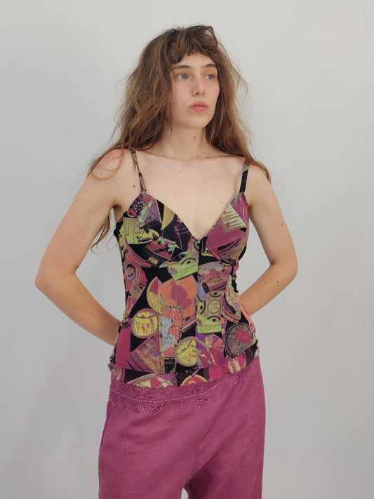 Vintage Bustier Top
