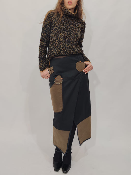 Michiko Koshino-Yen Jeans Skirt