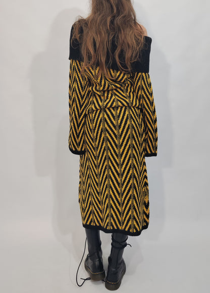 Late '90s Vintage Black&Yellow Co-Ord