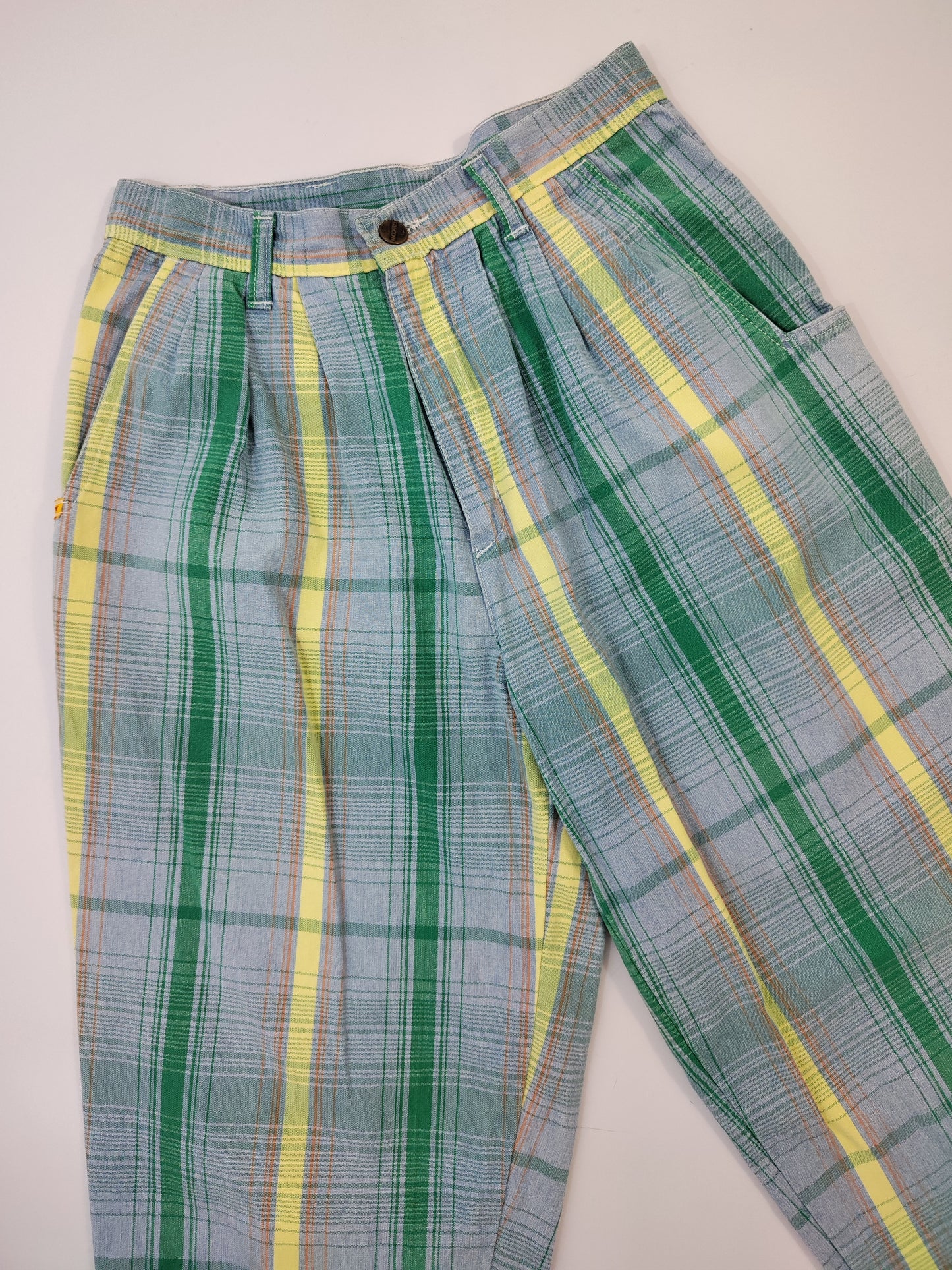 Vintage Checkered Trousers