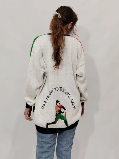 M. Christina '80s Handmade Cardigan