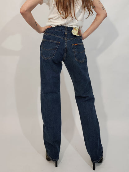 Rifle Straight Leg Deadstock Jeans - Dark Wash - Size 30-32