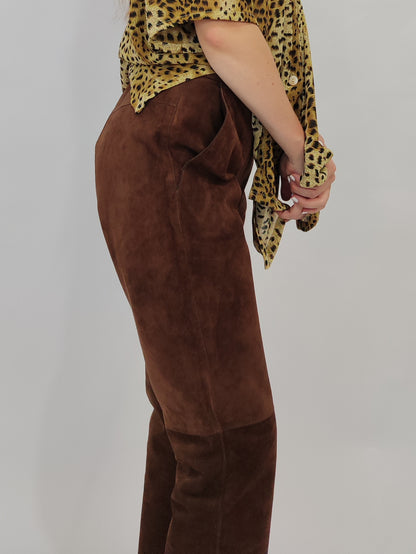 Gianfranco Ferrè Suede Trousers