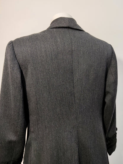 '80s Tailored Trimmed Blazer