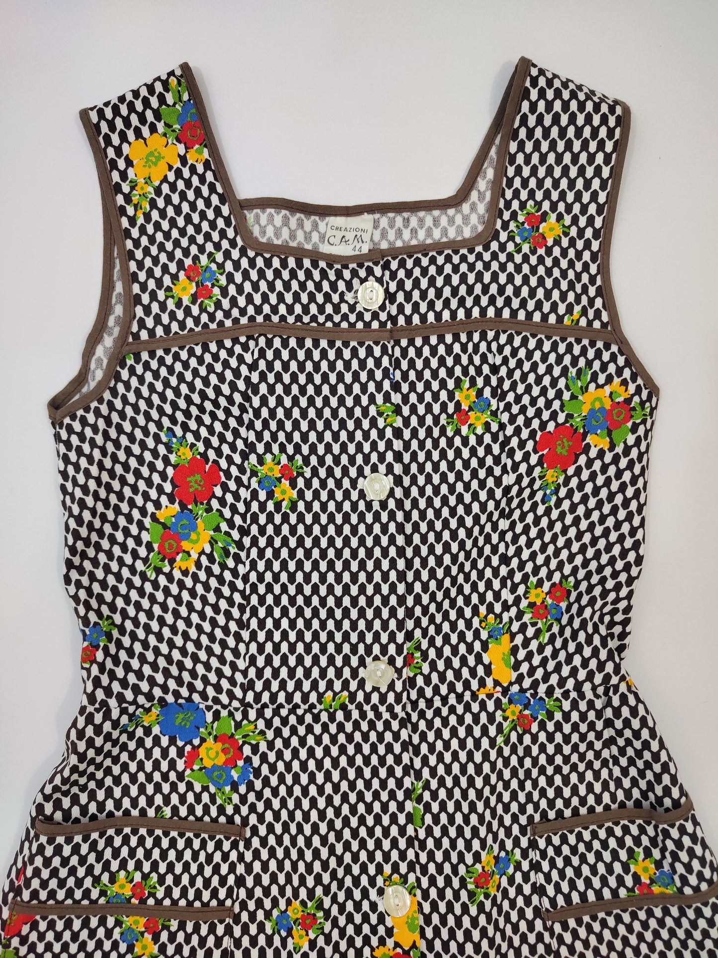 '70s Vintage Apron Dress