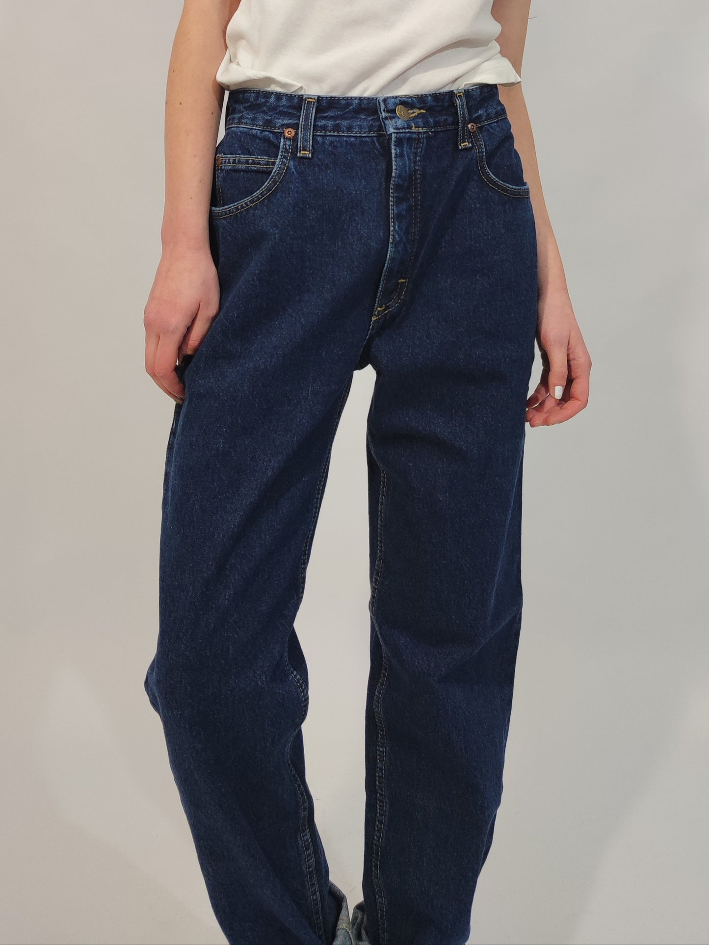 Lee Oklahoma Deadstock Jeans - Dark Wash - Size 32-33