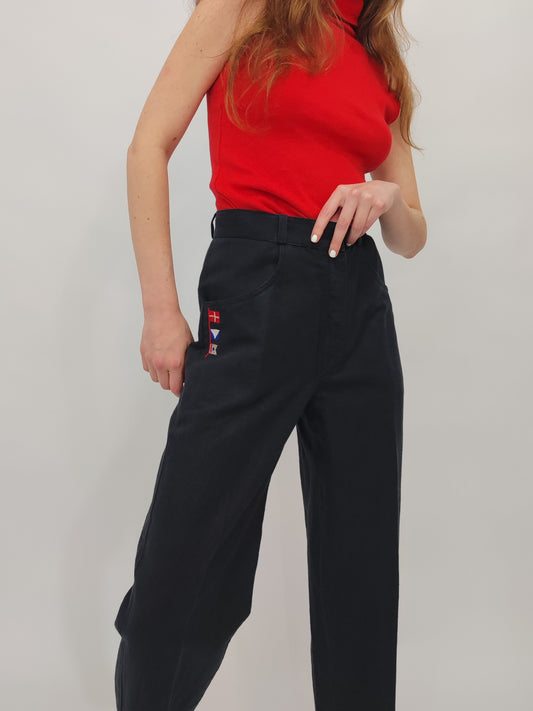 '80s Linen&amp;Cotton Pants