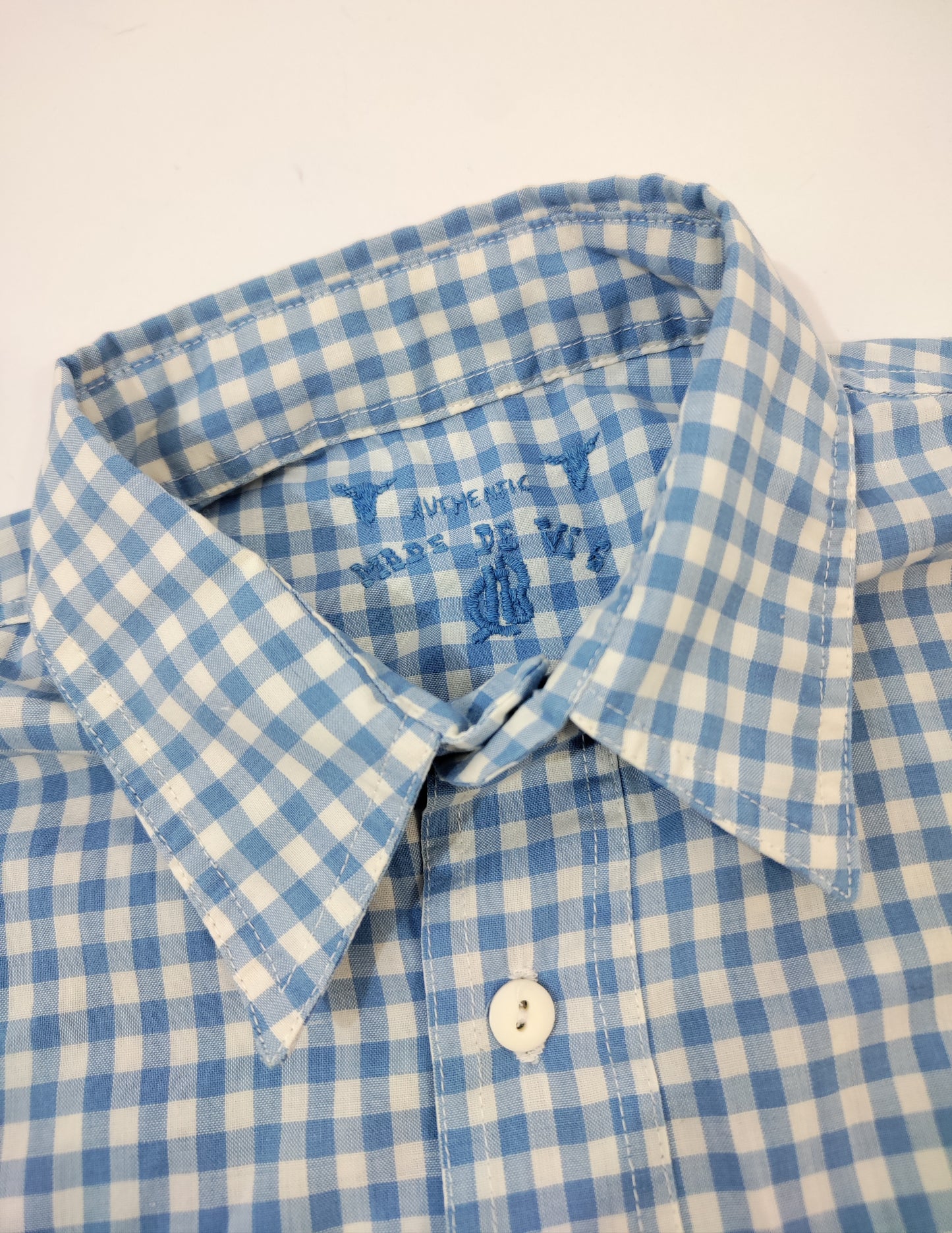 Vintage Gingham Shirt - Men's