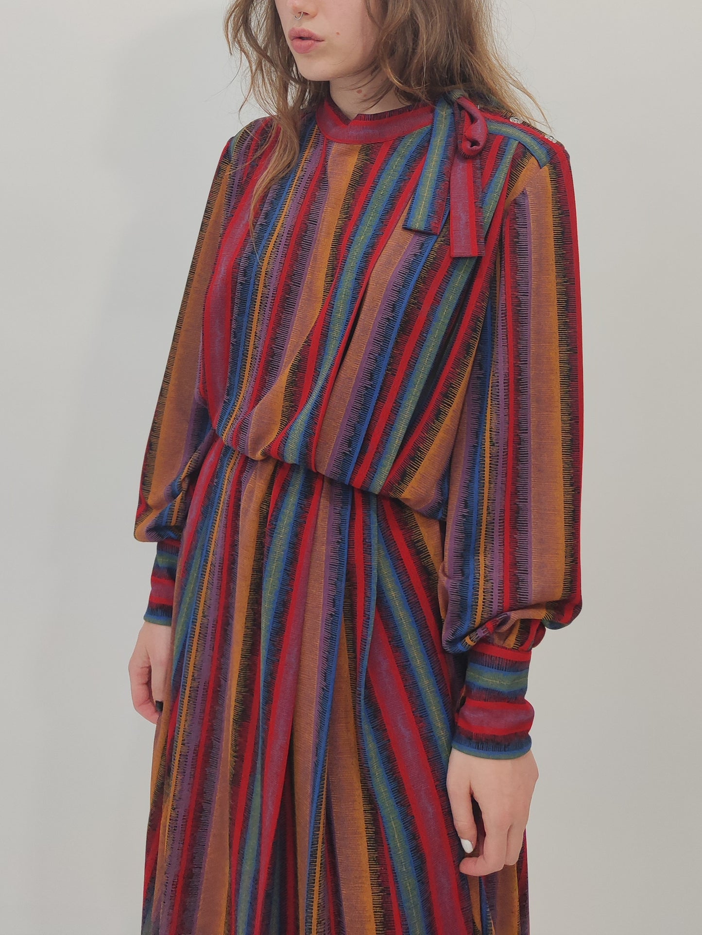 Early '80s Multicolor Dress - L