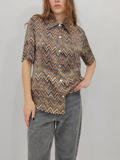 100% Pure Silk Vintage Shirt